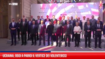Ucraina, oggi il vertice dei volenterosi a Parigi