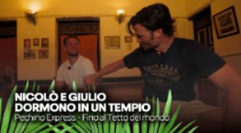 Pechino Express, Estetici ospitati in un tempio buddhista