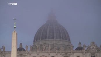 Papa Francesco, nebbia su San Pietro prima dei funerali