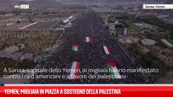 ERROR! Yemen, migliaia in piazza a sostegno della Palestina
