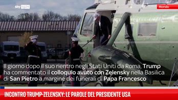 Incontro Trump-Zelensky: le parole del presidente Usa