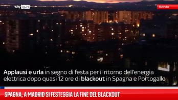 ERROR! Spagna, a Madrid si festeggia la fine del blackout