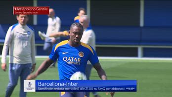 INTER ALLENAMENTO THURAM IN GRUPPO