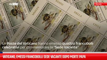Vaticano, emessi francobolli Sede Vacante dopo morte Papa