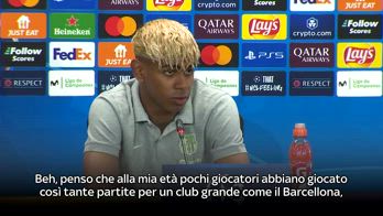 CONF YAMAL SU 100 PARTITE COL BARCELLONA