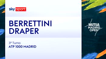 Berrettini-Draper: highlights Atp Madrid