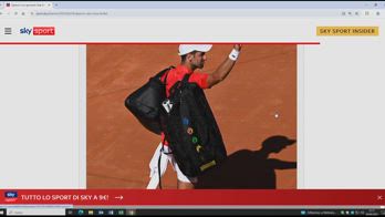 Djokovic non giocherà Roma: forfait agli Internazionali