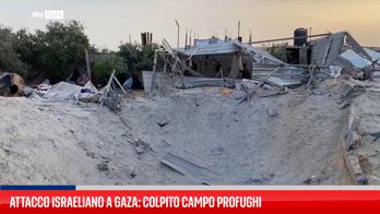 Attacco israeliano a Gaza: colpito campo profughi
