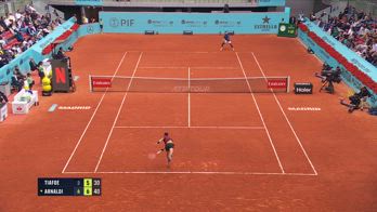 Arnaldi vola ai quarti di Madrid, Tiafoe ko: il match point