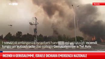 Incendi a Gerusalemme, Israele dichiara emergenza nazionale