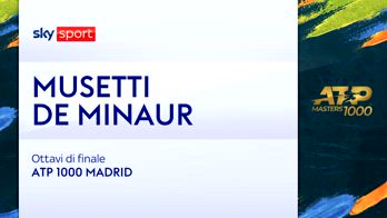 Musetti-De Minaur: highlights Atp Madrid