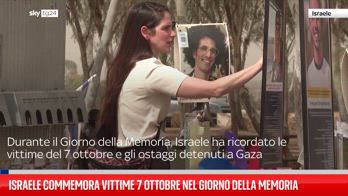 Israele commemora vittime 7 ottobre nel Giorno della Memoria