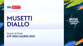 Musetti-Diallo: highlights Atp Madrid
