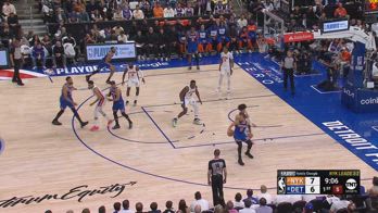NBA, 40 punti di Jalen Brunson contro Detroit