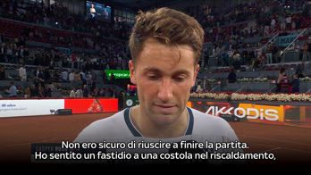 Ruud: "Sentivo dolore, ho pensato un game alla volta"