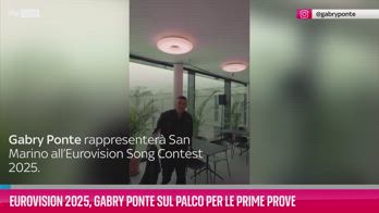 VIDEO Eurovision 2025, Gabry Ponte sul palco per le prove