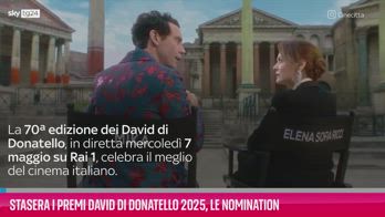 VIDEO Stasera i premi David di Donatello 2025, le nomination