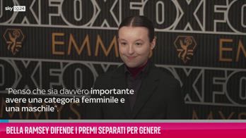 VIDEO Bella Ramsey difende i premi separati per genere