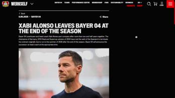 ADDIO XABI ALONSO