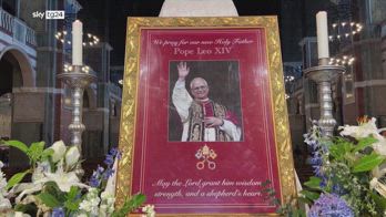 Papa Leone XIV, sua foto nella Cattedrale di Westminster