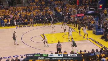NBA, Edwards vola e schiaccia contro gli Warriors