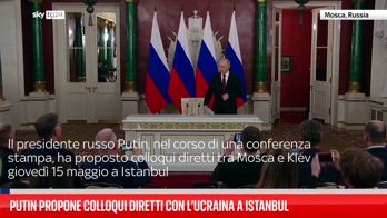 Putin propone negoziati diretti Kiev-Mosca giovedì a Istanbul
