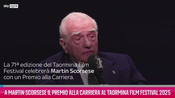 VIDEO A Scorsese Premio alla Carriera al Taormina Film Fest