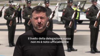 Guerra in Ucraina, Zelensky: presenza delegazione russa è puramente decorativa