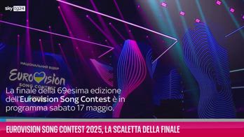 VIDEO Eurovision Song Contest 2025, la scaletta della finale