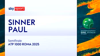 HL SINNER-PAUL SEMIFINALE ROMA SN249586_3714702
