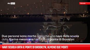 Nave scuola urta il ponte di Brooklyn, almeno 2 morti