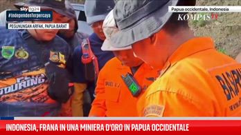 Indonesia, frana in una miniera d'oro in Papua Occidentale