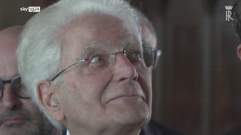 Presidente Mattarella visita basilica di San Marco a Venezi