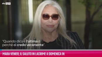 VIDEO Mara Venier, il saluto in lacrime a Domenica In