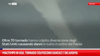 Maltempo in Usa, tornado colpiscono Kansas e Oklahoma