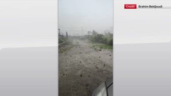 Maltempo in Francia, violenta grandinata a Longages