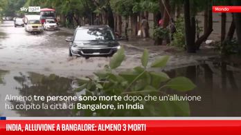 India, alluvione a Bangalore: almeno 3 morti
