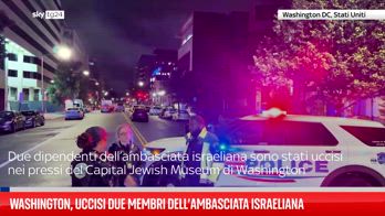 Washington, uccisi due membri dell'ambasciata israeliana