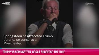 VIDEO Trump vs Springsteen, cos'è successo tra i due