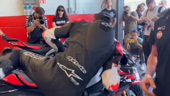 jorge martin aprilia racers days video