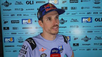 Alex Marquez bilancio test Aragon_3947407