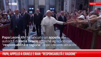 Papa, appello a Israele e Iran: “Responsabilità e ragione”