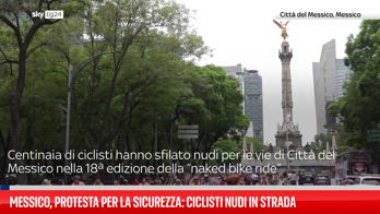 ERROR! Messico, protesta per la sicurezza: ciclisti nudi in strada