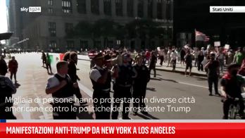 ERROR! Manifestazioni anti-Trump da New York a Los Angeles