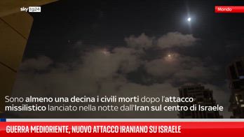 Guerra Medioriente, nuovo attacco iraniano su Israele