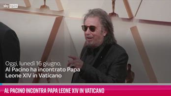 VIDEO Al Pacino incontra Papa Leone XIV in Vaticano