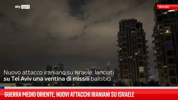 Guerra Medio Oriente, nuovi attacchi iraniani su Israele