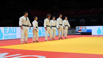 judo mondiale 2025 italia finale gara squadre miste