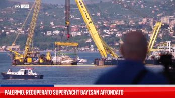 Palermo, recuperato superyacht Bayesan affondato