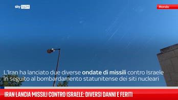 Iran lancia missili contro Israele: diversi danni e feriti